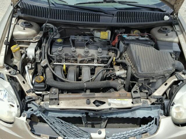 1B3ES26C93D179571 - 2003 DODGE NEON SE GOLD photo 7