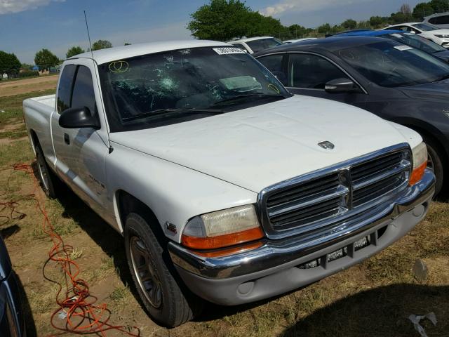 1B7GL22X9WS677413 - 1998 DODGE DAKOTA WHITE photo 1