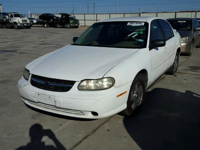 1G1ND52J616237046 - 2001 CHEVROLET MALIBU WHITE photo 2