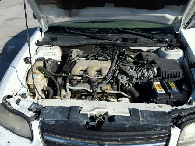 1G1ND52J616237046 - 2001 CHEVROLET MALIBU WHITE photo 7