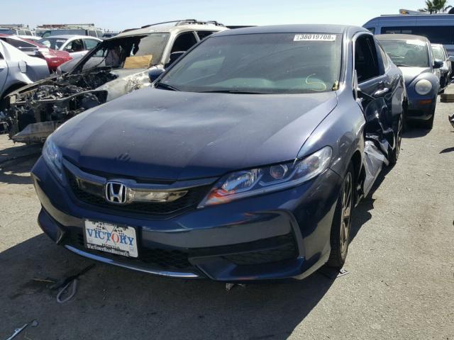 1HGCT1B34HA005775 - 2017 HONDA ACCORD LX- BLUE photo 2