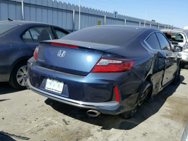 1HGCT1B34HA005775 - 2017 HONDA ACCORD LX- BLUE photo 4