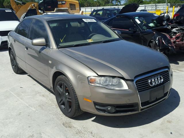 WAUAF78E17A154830 - 2007 AUDI A4 2 TAN photo 1