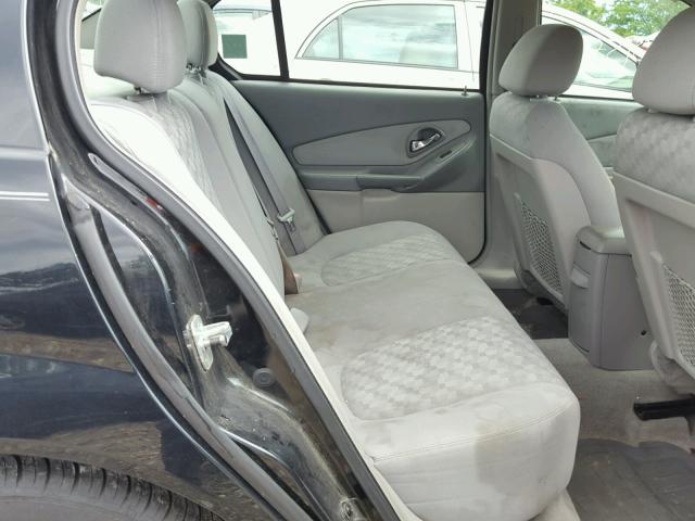 1G1ZT54864F231380 - 2004 CHEVROLET MALIBU LS BLACK photo 6