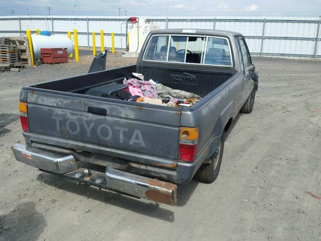 JT4RN70D0G0008887 - 1986 TOYOTA PICKUP XTR GRAY photo 4