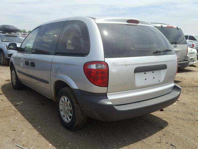 1C4GJ15B52B557814 - 2002 CHRYSLER VOYAGER EC SILVER photo 3