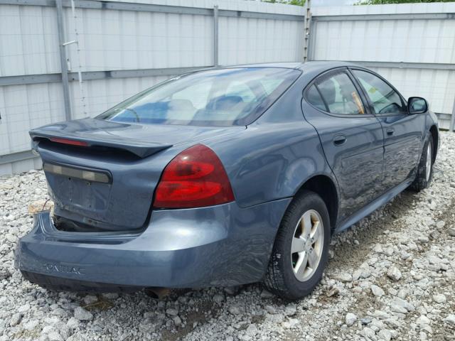 2G2WP552771229355 - 2007 PONTIAC GRAND PRIX BLUE photo 4