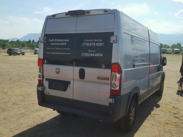 3C6TRVDGXFE516025 - 2015 RAM PROMASTER 银色 照片 4