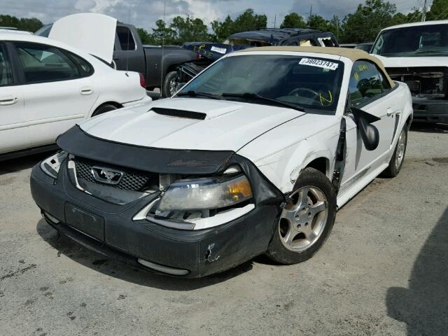 1FAFP44433F392201 - 2003 FORD MUSTANG WHITE photo 2