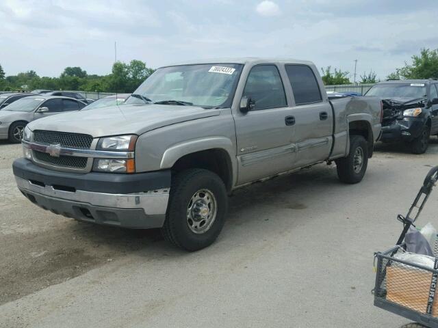 1GCHK23UX3F218469 - 2003 CHEVROLET SILVERADO TAN photo 2