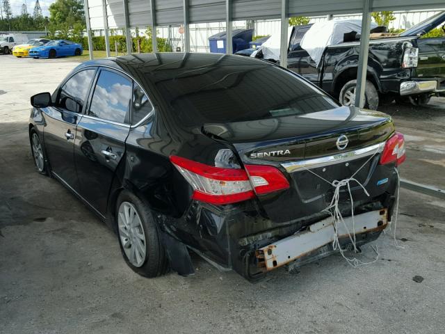 3N1AB7AP6DL760691 - 2013 NISSAN SENTRA S BLACK photo 3