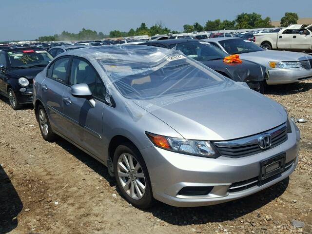 19XFB2F96CE035028 - 2012 HONDA CIVIC EXL SILVER photo 1