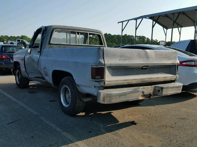 2GTCC14D0B1501579 - 1981 GMC C1500 GRAY photo 3