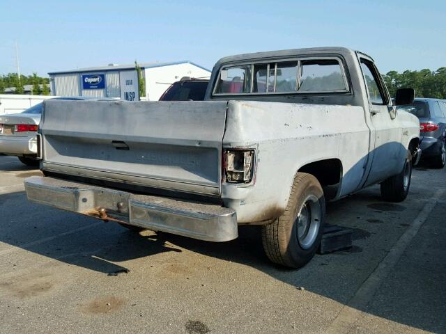 2GTCC14D0B1501579 - 1981 GMC C1500 GRAY photo 4