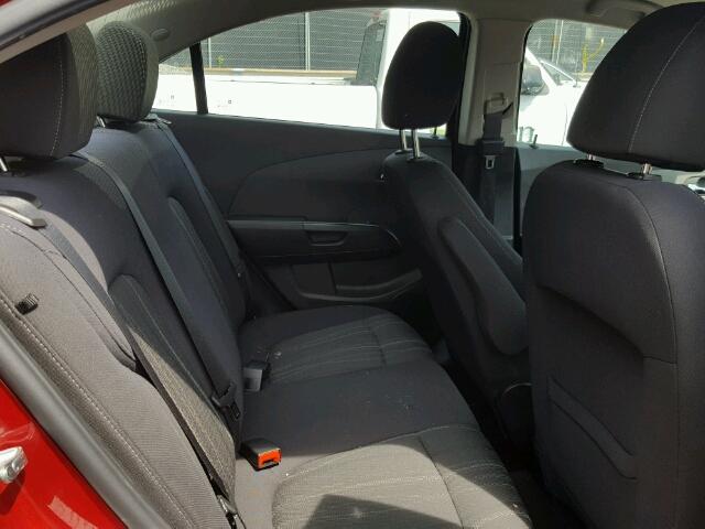 1G1JC5SH4D4174575 - 2013 CHEVROLET SONIC LT 红色 照片 6