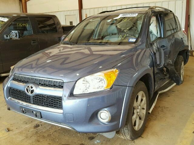 2T3YF4DV9BW074417 - 2011 TOYOTA RAV4 BLUE photo 2