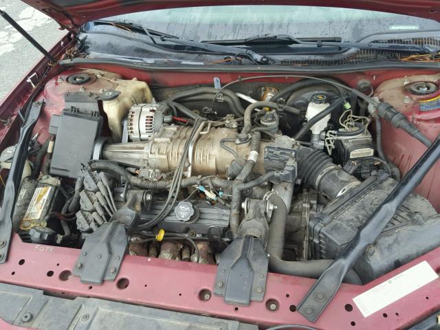 2G2WR524241149490 - 2004 PONTIAC GRAND PRIX MAROON photo 7