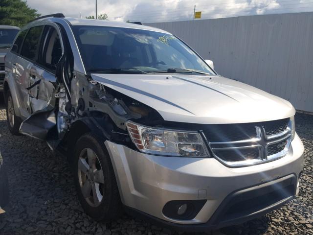 3C4PDDBG8CT278978 - 2012 DODGE JOURNEY SX SILVER photo 1