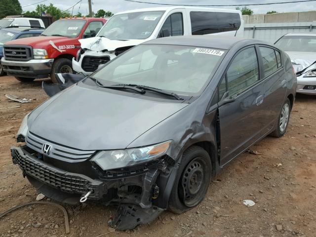 JHMZE2H33BS005797 - 2011 HONDA INSIGHT GRAY photo 2