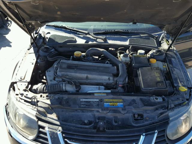 YS3ED49G763525817 - 2006 SAAB 9-5 BASE BLACK photo 7