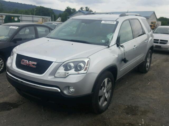 1GKKVRED7BJ325126 - 2011 GMC ACADIA SLT ვერცხლისფერი ფოტო 2