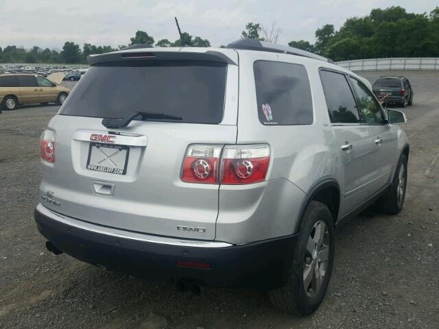 1GKKVRED7BJ325126 - 2011 GMC ACADIA SLT ვერცხლისფერი ფოტო 4