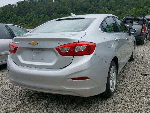 1G1BE5SM1G7286720 - 2016 CHEVROLET CRUZE LT SILVER photo 4