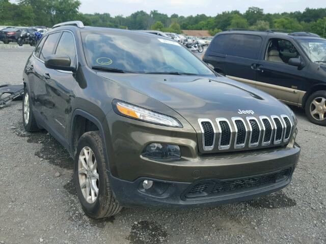 1C4PJMCS2FW697984 - 2015 JEEP CHEROKEE L GREEN photo 1