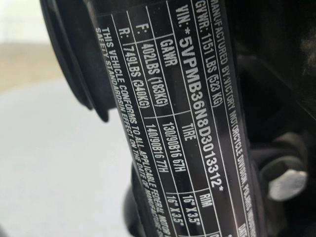 5VPMB36N8D3013312 - 2013 VICTORY MOTORCYCLES JUDGE Қара фото 19