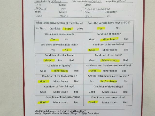 5VPMB36N8D3013312 - 2013 VICTORY MOTORCYCLES JUDGE Қара фото 20