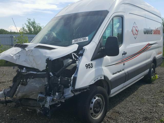 1FTYR3XG5JKA15418 - 2018 FORD TRANSIT T- WHITE photo 2