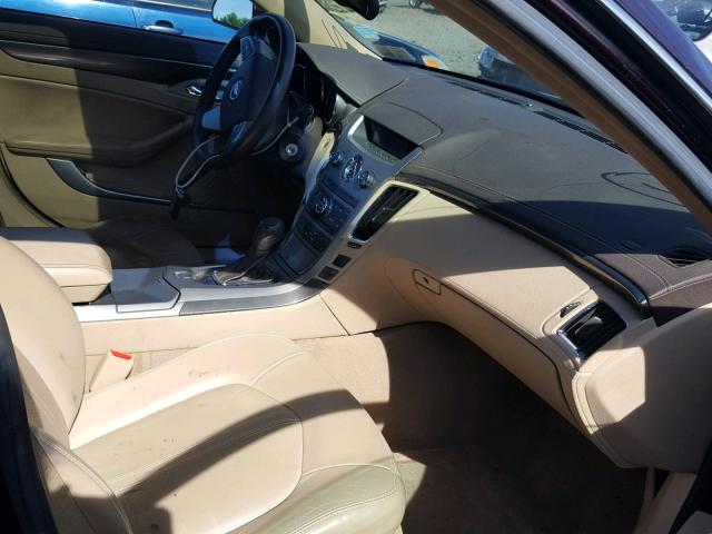 1G6DF577990172950 - 2009 CADILLAC CTS BURGUNDY photo 5