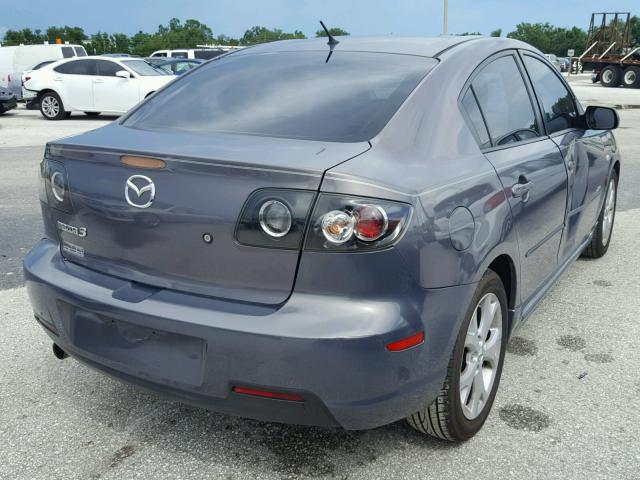 JM1BK323471649140 - 2007 MAZDA 3 S GRAY photo 4