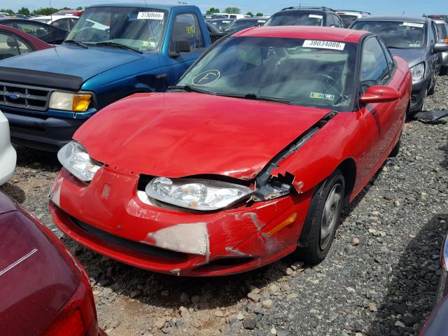 1G8ZR12761Z110099 - 2001 SATURN SC2 RED photo 2