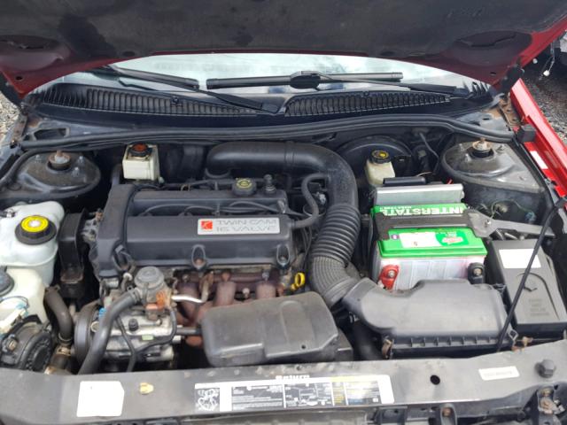1G8ZR12761Z110099 - 2001 SATURN SC2 RED photo 7