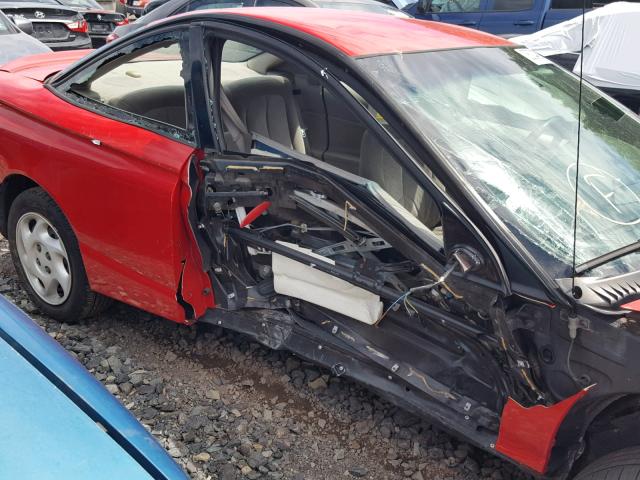 1G8ZR12761Z110099 - 2001 SATURN SC2 RED photo 9