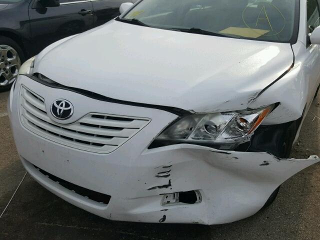 4T1BE46K99U863603 - 2009 TOYOTA CAMRY BASE WHITE photo 9