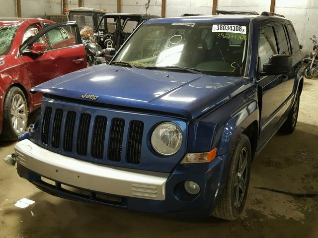 1J4FF48B39D158001 - 2009 JEEP PATRIOT LI BLUE photo 2