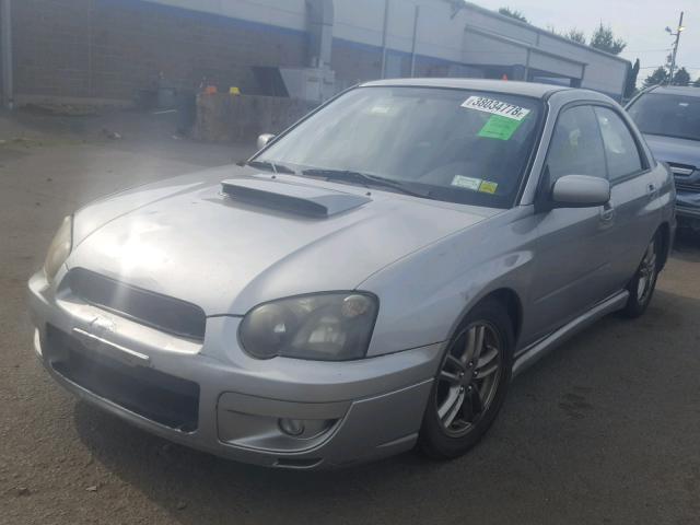 JF1GD29665G524859 - 2005 SUBARU IMPREZA WR SILVER photo 2