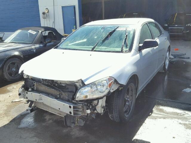 1G1ZB5EB5AF273161 - 2010 CHEVROLET MALIBU LS ვერცხლისფერი ფოტო 2