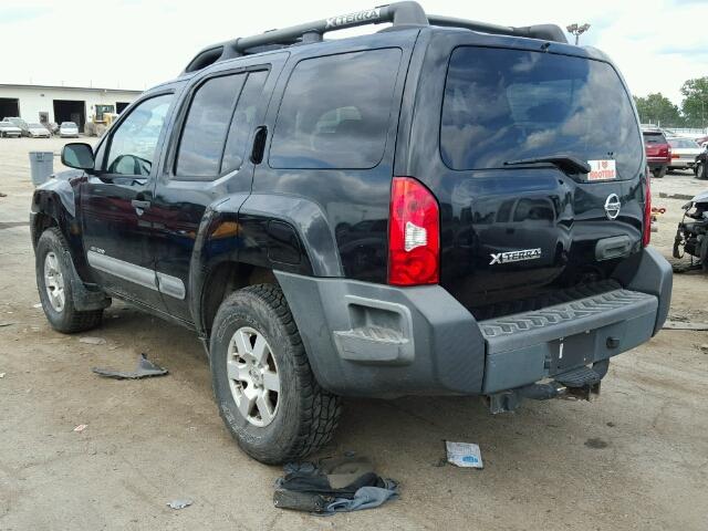 5N1AN08W67C543193 - 2007 NISSAN XTERRA OFF BLACK photo 3