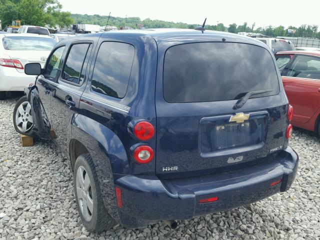 3GNCA33B49S537847 - 2009 CHEVROLET HHR LS BLUE photo 3