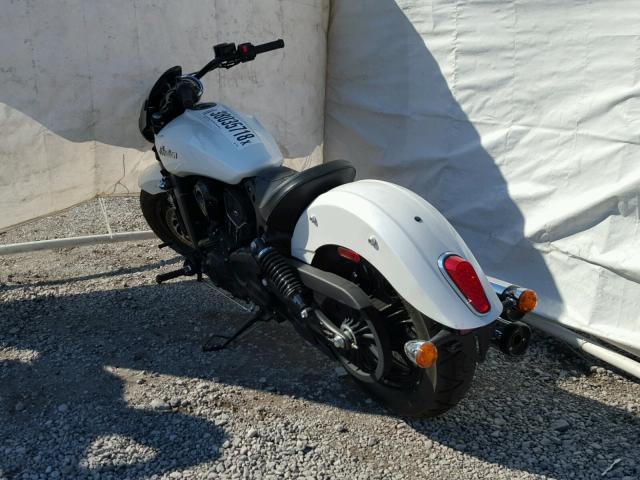 56KMSB110G3114503 - 2016 INDIAN MOTORCYCLE CO. SCOUT SIXT WHITE photo 3