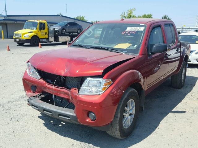 1N6AD0EV5HN750339 - 2017 NISSAN FRONTIER S RED photo 2