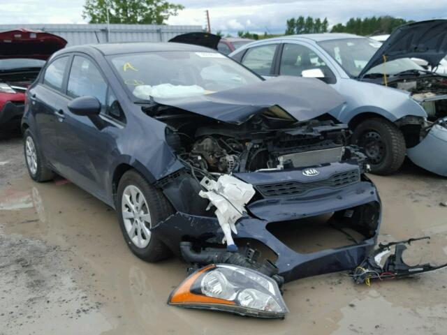 KNADM5A36D6806226 - 2013 KIA RIO LX BLUE photo 1