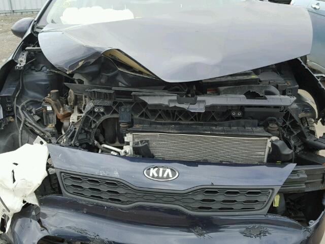 KNADM5A36D6806226 - 2013 KIA RIO LX BLUE photo 9