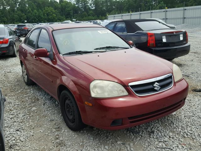 KL5JD56Z87K586379 - 2007 SUZUKI FORENZA BA BURGUNDY photo 1