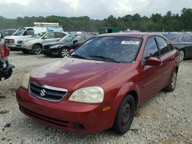 KL5JD56Z87K586379 - 2007 SUZUKI FORENZA BA BURGUNDY photo 2