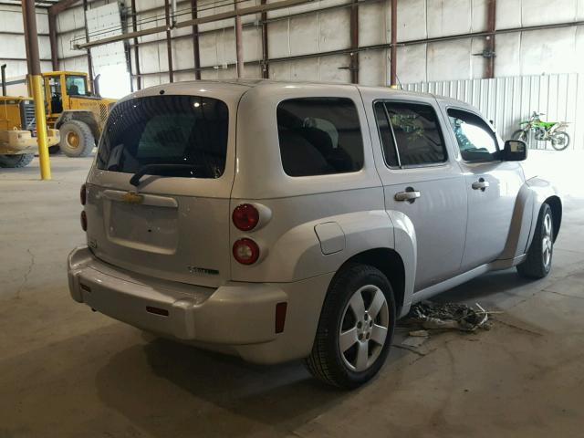 3GNBAAFW2BS590504 - 2011 CHEVROLET HHR LS SILVER photo 4