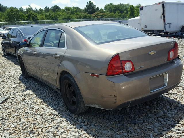 1G1ZG57B48F205006 - 2008 CHEVROLET MALIBU LS 棕色 照片 3